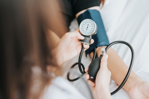 health screening in women with blood pressure check